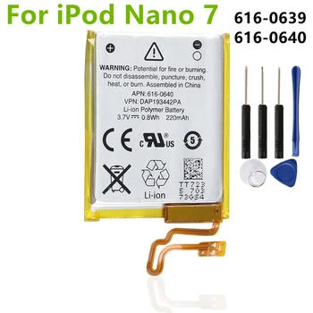 616-0639 616-0640 Оригинални Сменяеми батерии За Apple iPod Nano 7 7th Gen Batteries A1446 MP3 MP4 Battery MB903LL/A + Инструменти