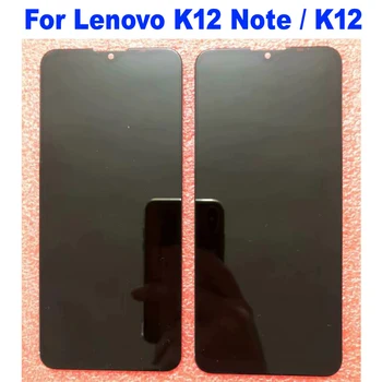Оригиналът на Най-добрите LCD сензорен дисплей и цифров преобразувател в събирането На Lenovo K12 Note/K12 Phone Pantalla Детайли стъклен плот