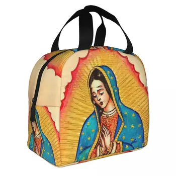 Пакети за обяд на Пресвета Дева Мария, bento, преносим термосумка от алуминиево фолио, удебелена на тъканта, чанта за обяд, за момчета и момичета
