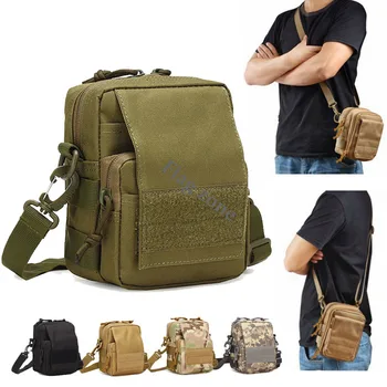Тактическа чанта-прашка Molle, мъжки военна поясная чанта, спортна чанта през рамо, малка чанта за мобилен телефон, чанта за къмпинг, ловна чанта