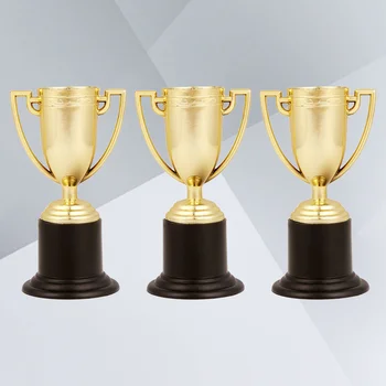 6шт Трофейные Чаши Trophy за Турнири на Училищните Състезания, Партита, Игри За Деца 10см