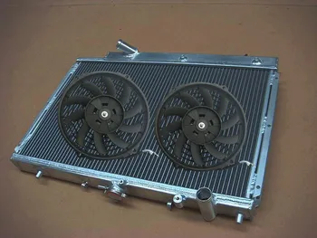 НОВ Висококачествен Алуминиев Радиатор + Вентилатори За MAZDA 323 GTX GTR фамилия Protege/Ford TX3 1989-1994 1989 1990 1991 1992 1993 1994