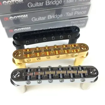 Бридж за електрически китари GOTOH GE103B-T в стил Седловина Tune-O-Matic високо качество