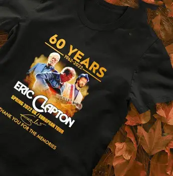 Ерик Клептън 60 години 1962 2022 Тениска thank you for the memories