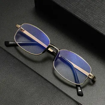 Защита на очите Очила за четене в свръхлеки рамка със защита от синя светлина, удобни очила за далекогледство за мъже и жени