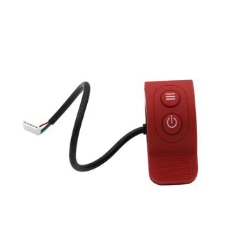 Педала на газта електрически скутер е Подходящ за X6 X7 X8 Спусъка на газта, ключ за регулиране на скоростта на педала на газта, червен