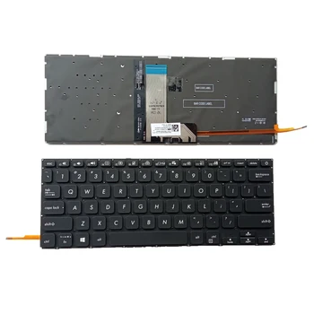 Американска Клавиатура С подсветка За ASUS VivoBook 14 X415JA X415JANS X415JF X415JP X415EA X415EA черен