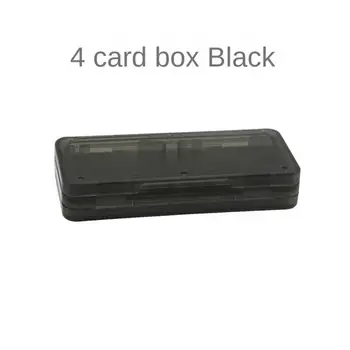 Мини Преносим Бяла кутия за съхранение, касета не е повредена, Черна Игрова конзола, Периферни устройства, аксесоари за конзоли за игри, Голям капацитет