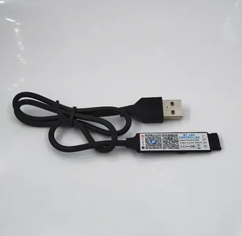Мини Bluetooth DC5 USB 12V-24V DC RGB led смартфон контролер за осветление ленти 5050 3528