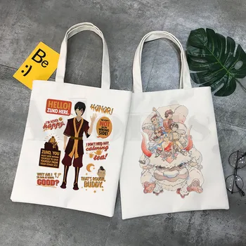Аватар: Последният Магьосник въздух, графичен карикатура, чанти Appa, чанти през рамо, ежедневни чанти за пазаруване, дамска чанта, дамски елегантен холщовая чанта