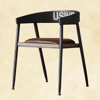 Единична кожен стол за дневна, дизайнерски Дървен стол за четене, за хранене на стол, килер, балкон, шезлонги за спални, мебели за дома