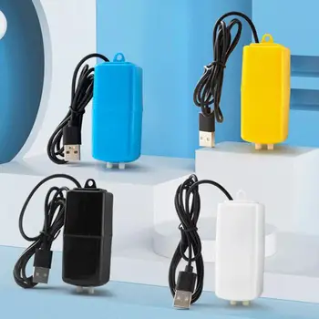 Кислороден помпа, компактен кислороден помпа, ултра-тих USB-kit двухтрубного мини-аквариумного въздушна помпа за аквариум с висока енергия