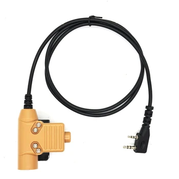 Адаптер за слушалки Tactical U94 ПР, аксесоари за вътрешна комуникация ABS-слушалки за Baofeng UV-5R/888S KD-C1