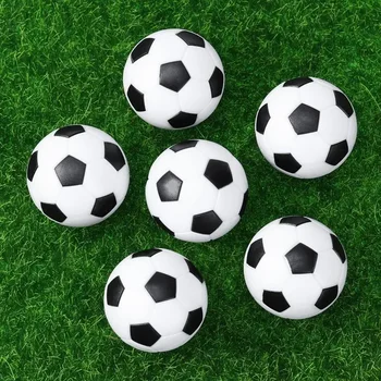 10ШТ 32 мм Малка топка Socer за мини настолен футбол, е черно-бяла топка Socer за забавление гъвкави обучени облекчено деца