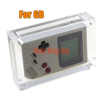 1БР За Game Boy Прозрачен Акрил За Съхранение на Gameboy GB Shell Слот За Карта Кутия Поставка За Дисплея