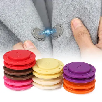 1 комплект кръгли пластмасови ключалки, застежек на копчета, магнитни копчета, бебешки дрехи 