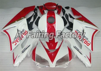 Комплект обтекател мотоциклет на Honda CBR1000 RR 2004 2005 Автомобил CBR 1000RR 04 05 Литьевая форма CBR1000RR Червено бяло по поръчка