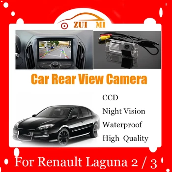 Автомобилна камера за обратно виждане за Renault Laguna 2 или 3 CCD Full HD резерв парковочная камера за нощно виждане