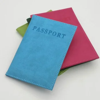 Нова Дамски Корици за паспорти, Изкуствена Кожа Розов на цвят Universal World Travel За Паспорт на Притежателя на Билета, Корици за Паспорти, Калъф за паспорт