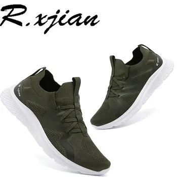 Мъжки маратонки RXJIAN, лека дишаща ежедневни спортни обувки, туристическа обувки, пътни маратонки