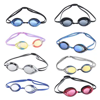 Очила за вода Професионални плувни очила за възрастни Водоустойчива защита от замъгляване Регулируема очила за водни спортове, Басейн