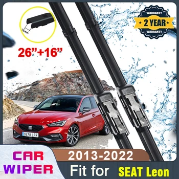 Автомобилни Чистачки на предното стъкло За SEAT Leon SC ST 5F 2013 ~ 2022 Автомобилни Четки За Край на Предното Стъкло, Четки за Чистачки Автоаксесоари