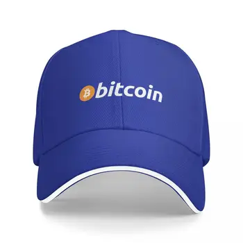 Шапка с логото на Bitcoin бяла бейзболна шапка Icon Hat Елитен марка Hood Шапка За Мъжки момичета
