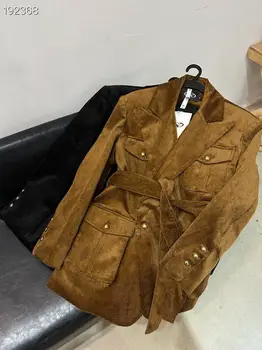 op0924 Модерен мъжки палта и якета 2023 за подиум, луксозни мъжки облекла в стил партита европейския дизайн