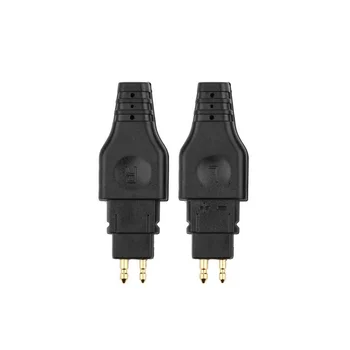 2 Броя Мини-Кабел За слушалки Пин Аудио Жак за Слушалки За HD650 HD600 HD580 HD25 Черен