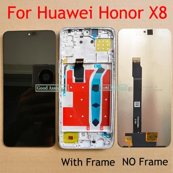 6,7 Инча За Huawei Honor X8 TFY-LX1 TFY-LX2 TFY-LX3 LCD Сензорен дисплей и Цифров Преобразувател В Събирането/Рамка