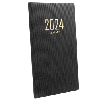 Дневник на 2024 година, офис консумативи, записная книжка, график на занимания, календар, списък, имитация на академичен английски език