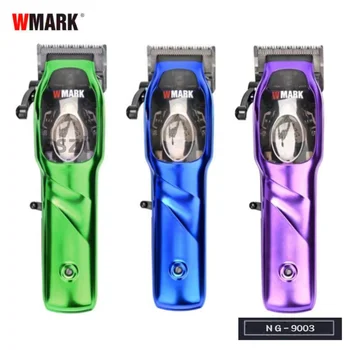 WMARK NG-9003 - висококачествени фризьорски салон електрическа машина за рязане, акумулаторна регулируеми ножове, висококачествени остриета