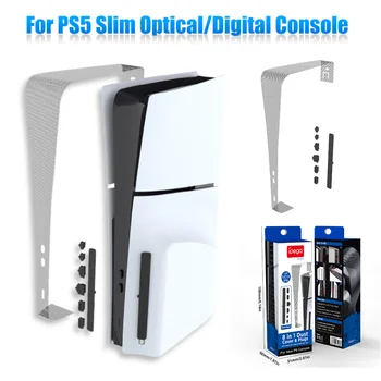 За конзола PS5 Slim Страничната Пылезащитная на Кутията на Филтъра Пылезащитная решетка И Вентилационни отвори за охлаждане Предотвратяват Замърсяването на Мрежа за филтър за прах конзола Slim PS5