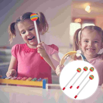 4 бр., детски спортни барабанни пръчки, дъгата музикален инструмент, играчка
