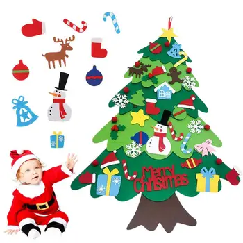 Детски Изделия От Филц Коледна Елха Весела Коледна Украса За Дома 2021 Коледна Украса Иновативни Коледни Подаръци За Нова Година