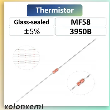 20pcs Термистор със Стъклен уплътнение - ± 5% НПМ 3950K MF58 5K 10K, 15K 50K 100K 200K 500K Датчици за Температура Със Стъклен Печата