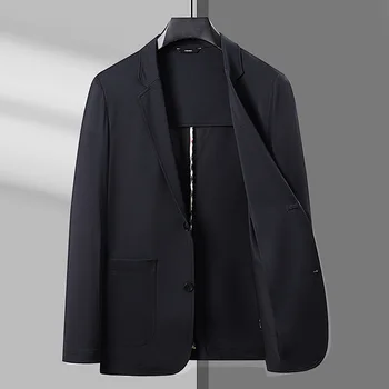 L-образна сако, мъжки костюм, корейската версия на ежедневна черно малък костюм, съвременно чувство на тренда, униформи за планктон single west.