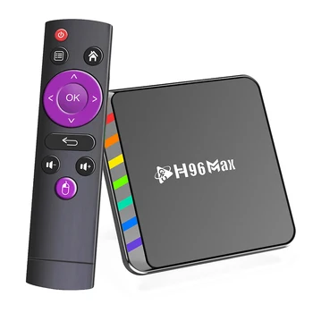 H96 Max W2 Smart TV Box Android 11 S905W2 4 GB 32GB 64GB WIFI6 4K AV1 телеприставка мултимедиен плейър TV Box Bluetooth 5.0