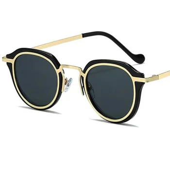 Модерни Унисекс слънчеви очила с Овална форма Слънчеви очила с защита от uv Ретро очила, Бизнес Декоративна сложност, Google