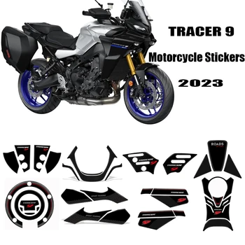 Стикер на мотоциклет Tracer9 Стикер за защита на резервоара Tracer 9 Пълен набор от стикери за автомобил за Yamaha TRACER9 2023