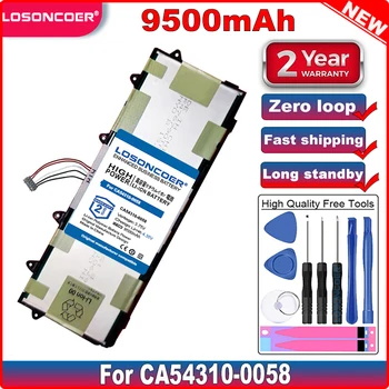 LOSONCOER Батерия добро качество 9500 mah CA54310-0058 DOCOMO ARROWS Tab F-03G За CA54310-0058 3,75 В Батерията SanErqi