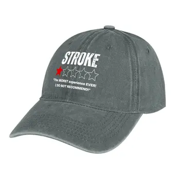 Забавен преглед на инсулт - Stroke Warrior, Забавна ковбойская шапка, шапка за татко, хип-хоп чаена шапка, голф, Дамски Мъжки