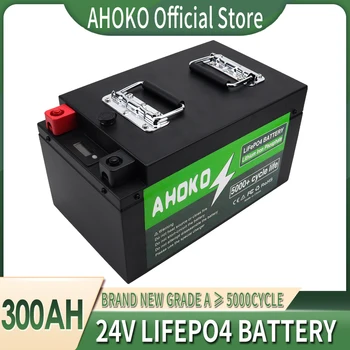 24V 300AH Lifepo4, Литиево-желязо-фосфатный батерия Вграден BMS 5000 Цикъла За Подмяна на Голяма част от резервно захранване за Домашно съхранение на енергия