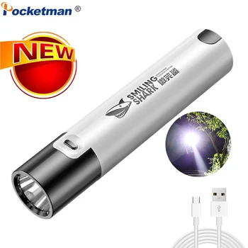 Led фенерче Pocketman, USB-акумулаторни фенери, водоустойчив фенер, джобен фенер за къмпинг, разходки, извънредни ситуации