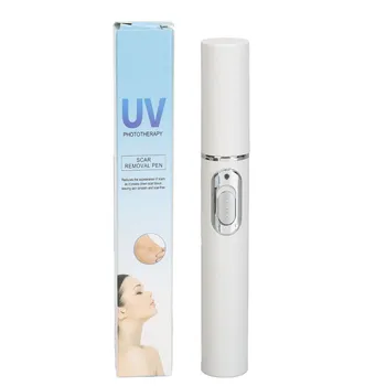 UV писалка за премахване на белези, лесна за използване, отстраняваща възпаление, което намалява лифтинг на кожата, дръжка за премахване на белези от хирургически белези в домашни условия