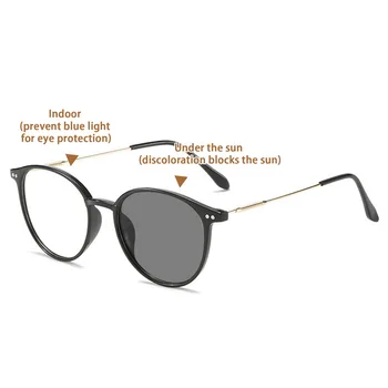 Фотохромичните поляризирани очила с антисинимическим светлина Мъжки Дамски Очила за шофиране Пилот Слънчеви очила-хамелеон променят цвета си през деня и нощно виждане