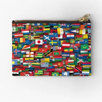 Знамената на всички държави в света; Торбички с цип; Джоб за опаковане; Косметичка за пари; Мъжки чорапи, чорапогащи; Малко бельо; Портфейл