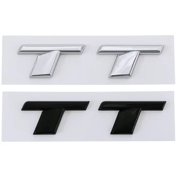 3d ABS Хром Черни Букви на Логото на TT Емблема на Багажника на Колата Икона Стикер За Audi TT RS MK1 8N 8J MK3 8S MK2 TT Стикери Аксесоари