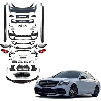 DJZG Хит на продажбите, автомобилна броня, автоаксесоари, бодикит за Mercedes Benz S Class W222, ъпгрейд до S63 2014-2020 година на издаване