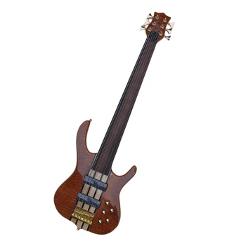 6-Струнен електрически бас-китара без ладов с живо кленов езда, предложението за поръчка